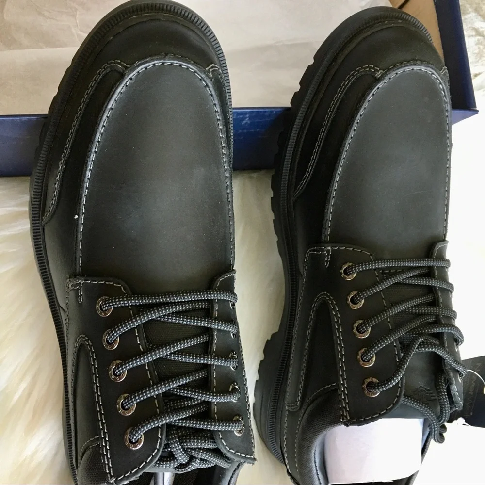 NEW Dockers Men's Overton Black Leather Shoes